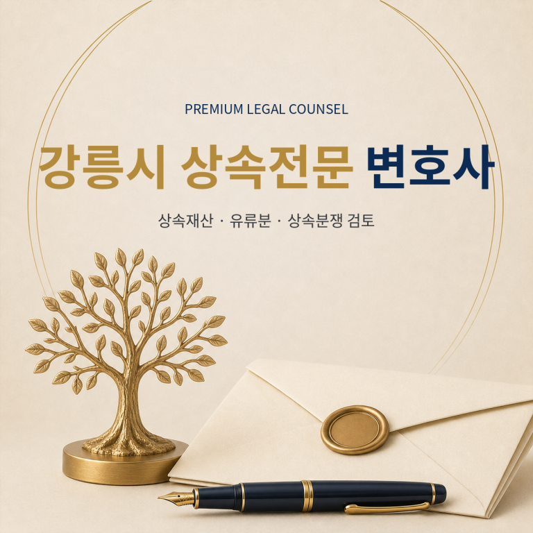 강릉시 상속전문 변호사