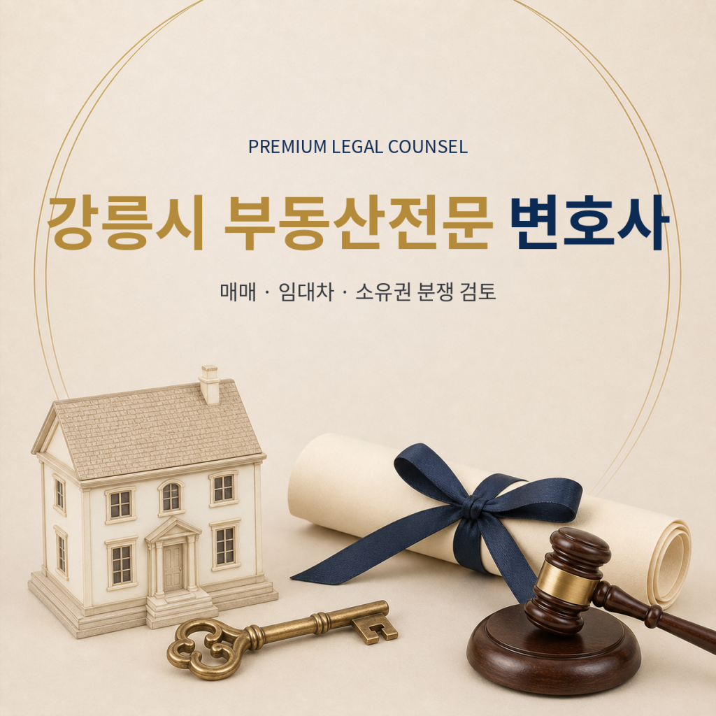 강릉시 부동산전문 변호사