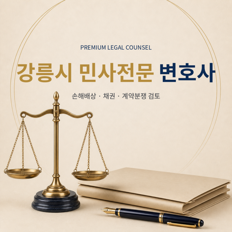강릉시 민사전문 변호사